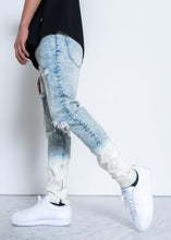 Konus Men's Acid Washed Jean in Blue