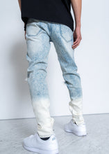 Konus Men's Acid Washed Jean in Blue