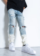 Konus Men's Acid Washed Jean in Blue