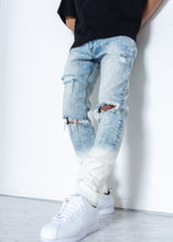 Konus Men's Acid Washed Jean in Blue