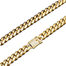 Gold 12MM CZ Cuban | 938072