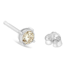 Sterling-Silver 3/8ct TDW Diamond Stud Earring