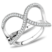 Stainless Steel Cubic Zirconia Rings
