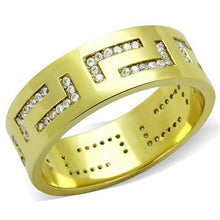 Men Stainless Steel Cubic Zirconia Rings TK2051