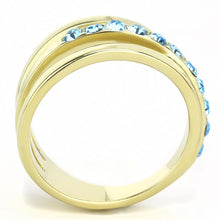 Gold Stainless Steel Ring with Top Grade