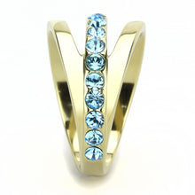 Gold Stainless Steel Ring with Top Grade