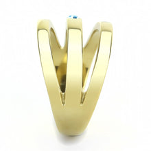 Gold Stainless Steel Ring with Top Grade