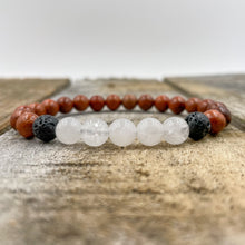 Moonstone - Red Rosewood - Lava Rock