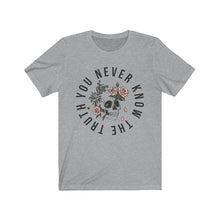 You Never Know The Truth Skull with Floral