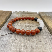 Moonstone - Red Rosewood - Lava Rock