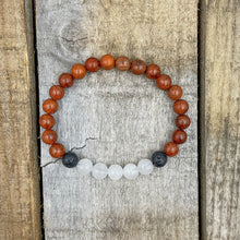 Moonstone - Red Rosewood - Lava Rock