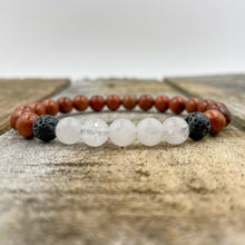 Moonstone - Red Rosewood - Lava Rock