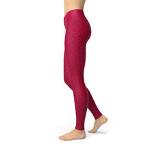 Maroon Peppers Jean Legging
