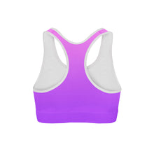 Pink Purple Ombre Sports Bra