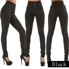 Denim Pencil Pants Top Band Stretch
