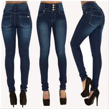 Denim Pencil Pants Top Band Stretch