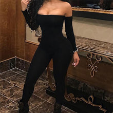 Long Sleeve Party Off Jumpsuit