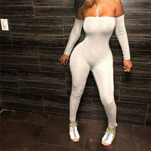 Long Sleeve Party Off Jumpsuit