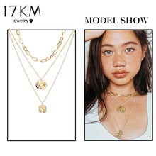 Gold Necklaces For Women Multilayer Fashion Pearl Pendants
