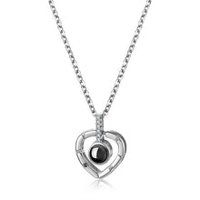 Letter Necklace 100 Languages Projection