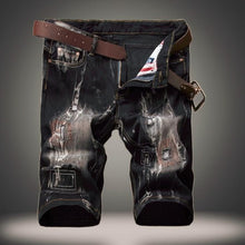 Ripped Short Bermuda Mens Jeans