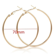 Circle Hoop Earrings Simple for Women Jewelry
