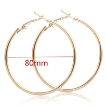 Circle Hoop Earrings Simple for Women Jewelry