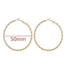 Circle Hoop Earrings Simple for Women Jewelry
