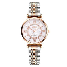 Luxury Diamond Ladies Stainless Steel Silver Watch