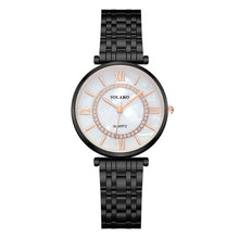 Luxury Diamond Ladies Stainless Steel Silver Watch