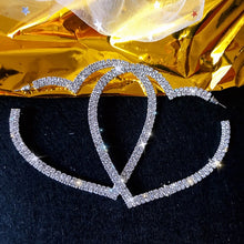 Bijoux Geometric Rhinestones Earrings Statement Jewelry Party Gifts