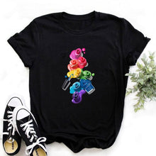 Tops Graphic Tees Women Lips Kawaii T-shirt
