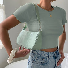 Ruffles Short Sleeve Crop Tops