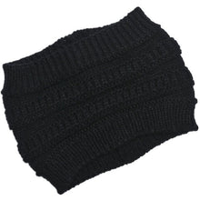 Ponytail Beanie Cap Warm