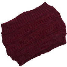 Ponytail Beanie Cap Warm