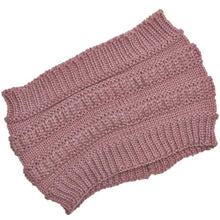 Ponytail Beanie Cap Warm