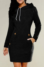 Extra Long Hoodie Plain Elegant Sweatshirt