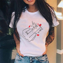 Middle Finger Print T Shirt