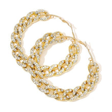 Circle Round Metal Hoop Eearrings