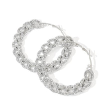 Circle Round Metal Hoop Eearrings