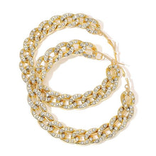 Circle Round Metal Hoop Eearrings
