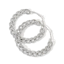 Circle Round Metal Hoop Eearrings