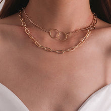 Asymmetric Lock Necklace