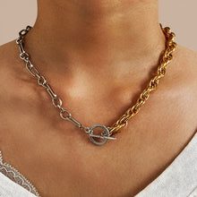Asymmetric Lock Necklace