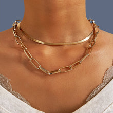 Asymmetric Lock Necklace