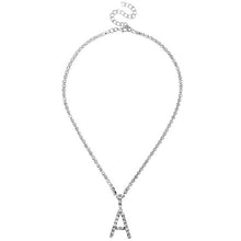 Caraquet Ice out A-Z Letter necklace Statement Jewelry