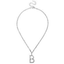 Caraquet Ice out A-Z Letter necklace Statement Jewelry