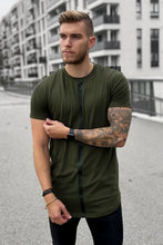 Mens Fitness Round-tail T-shirt