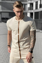Mens Fitness Round-tail T-shirt