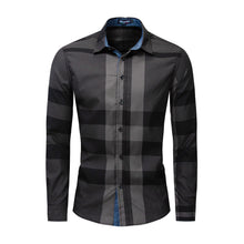 Casual Plaid Slim Fit Shirt